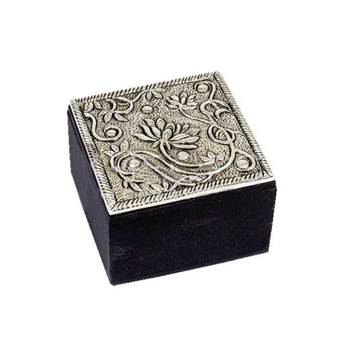 Lotus Design Trinket Box 7\"x 5\" x 2.5\"
