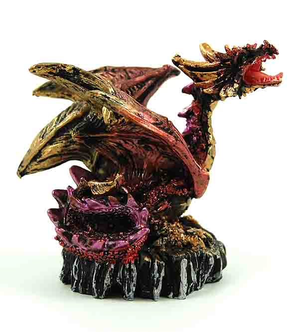 Dragon Pink On Circle Base