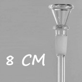 Glass Down Tube 8cm/18mm