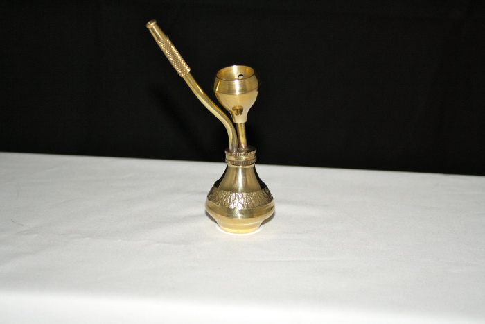 Travelling Brass Hookah Pipe
