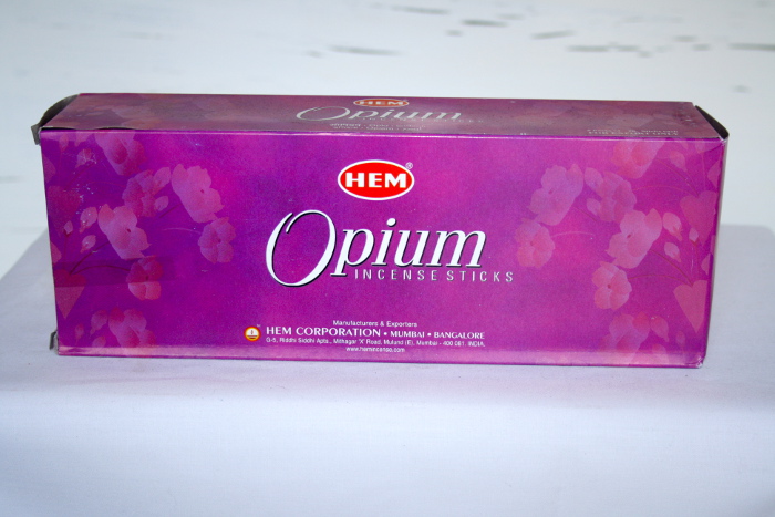 Incence stick, Opium