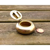 Brass Pocket Ashtray Small