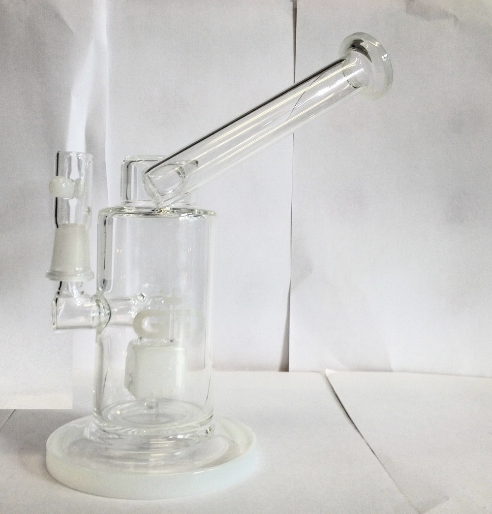 Grace Glass Dab Rig: White