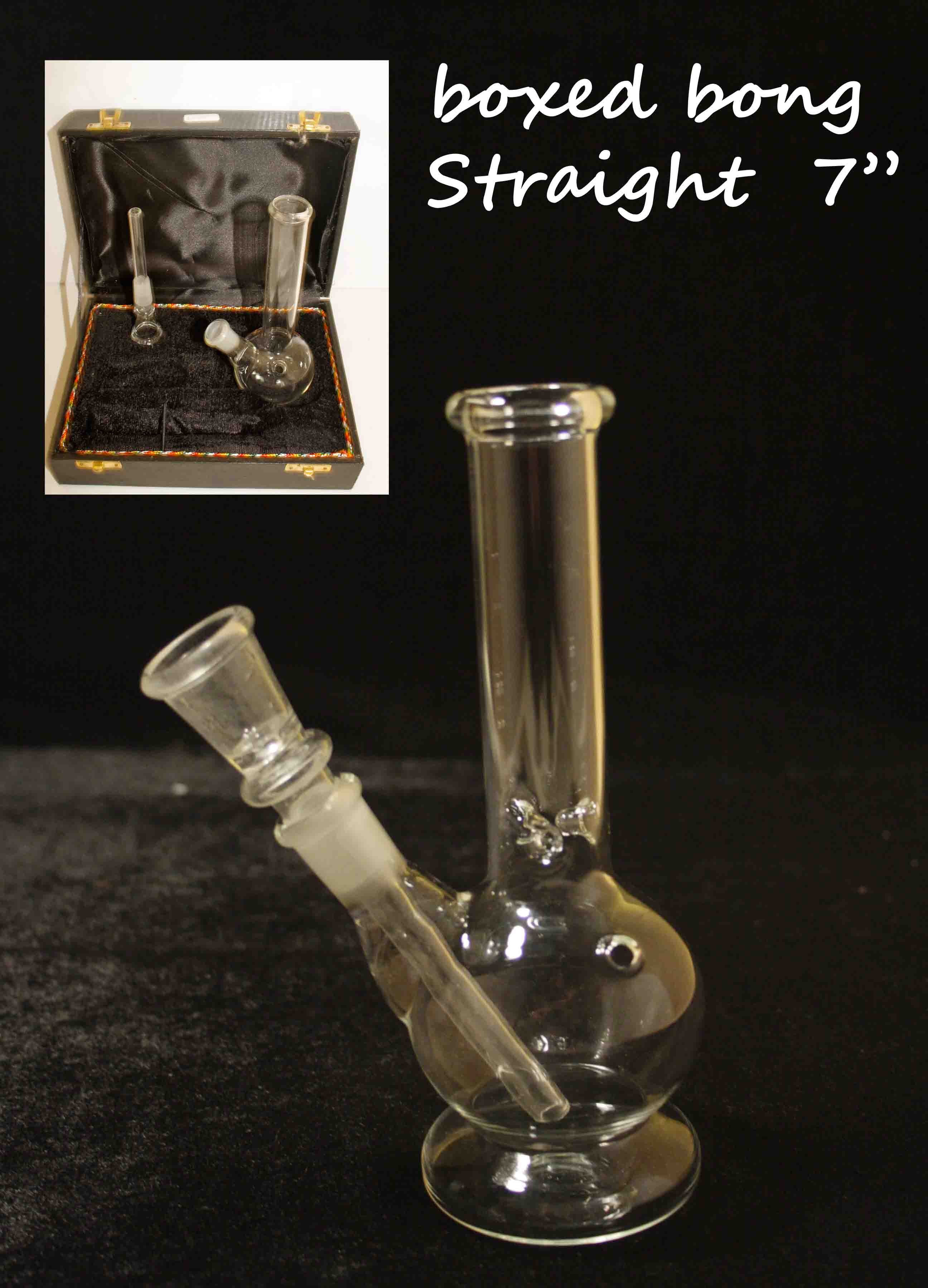 Boxed Glass Bong7" Solid