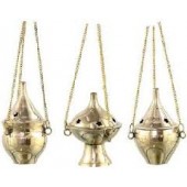 Incense Burner - Hanging Brass Assorted Shapes