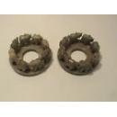8 Elephant ring Soapstone 8 Insense Holes 4"x 1"