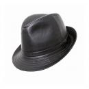 PVC Trilby Hat Black