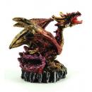 Dragon Pink On Circle Base