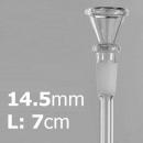 Glass Down Tube 7cm/14mm