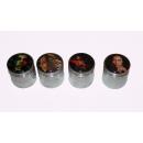 Aluminum 4pt Grinder 30mm Bob Marley Assorted Pic