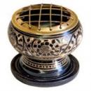Incense Burner - Black Brass