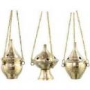 Incense Burner - Hanging Brass Assorted Shapes