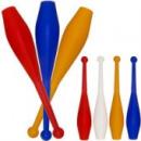 Set Of 3 Juggling Clubs Plastic
