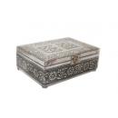 Aluminium Jewellery Box 7in x 5in x 4in.