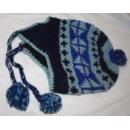 Nepalese Chullo With Pompoms Assorted