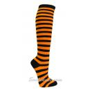 orange and black knee high socks