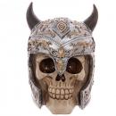 Skull Ivory With Viking Helmet