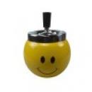 Smiley Metal Spinner Ashtray