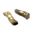 3.5'' Mini Wood tobacco hand pipe with brass screen