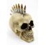 Skull Ivory Head With Bullets