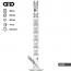 GG Large Bong 86cm 65/50mm 7mm SG 29.2mm 6 Arm 5