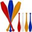 Set Of 3 Juggling Clubs Plastic