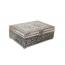 Aluminium Jewellery Box 7in x 5in x 4in.