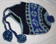 Nepalese Chullo With Pompoms Assorted