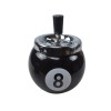 8 Ball Metal Spinner Ashtray